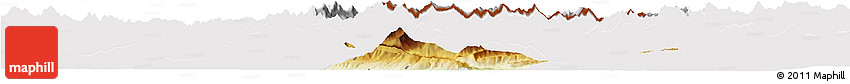 Physical Horizon Map of Schwaz, cropped outside