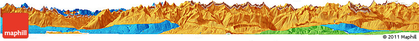 Political Horizon Map of Schwaz