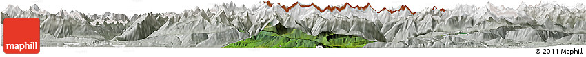 Satellite Horizon Map of Schwaz, lighten, semi-desaturated