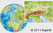 Physical Location Map of Schwaz