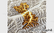 Physical Map of Schwaz, lighten, semi-desaturated