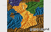 Political Map of Schwaz, darken