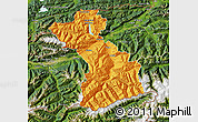 Political Map of Schwaz, satellite outside