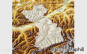 Shaded Relief Map of Schwaz, physical outside