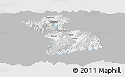 Gray Panoramic Map of Schwaz, single color outside