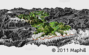 Satellite Panoramic Map of Schwaz, desaturated
