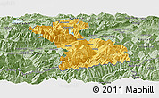 Savanna Style Panoramic Map of Schwaz
