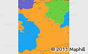 Political Simple Map of Schwaz