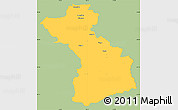 Savanna Style Simple Map of Schwaz, single color outside