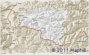 Classic Style 3D Map of Bludenz