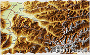 Physical 3D Map of Bludenz