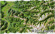 Satellite 3D Map of Bludenz