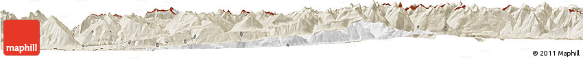 Classic Style Horizon Map of Bludenz