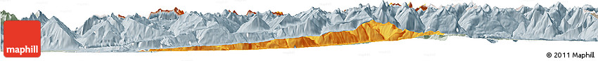 Political Horizon Map of Bludenz, lighten, semi-desaturated