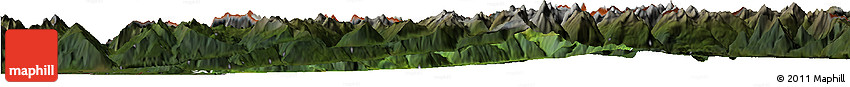 Satellite Horizon Map of Bludenz, darken