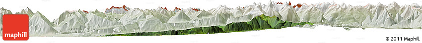 Satellite Horizon Map of Bludenz, lighten