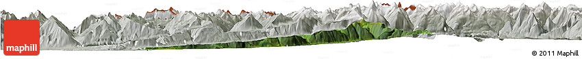 Satellite Horizon Map of Bludenz, lighten, semi-desaturated