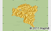 Savanna Style Map of Bludenz, single color outside
