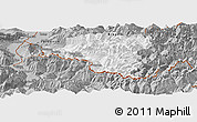 Gray Panoramic Map of Bludenz