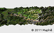 Satellite Panoramic Map of Bludenz, darken