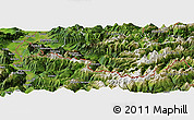 Satellite Panoramic Map of Bludenz