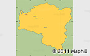 Savanna Style Simple Map of Bludenz, cropped outside