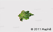 Satellite 3D Map of Feldkirch, cropped outside