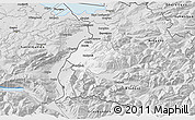 Silver Style 3D Map of Feldkirch