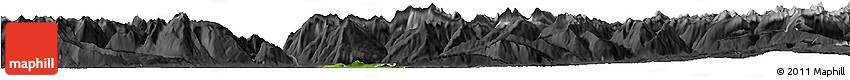Satellite Horizon Map of Feldkirch, darken, desaturated