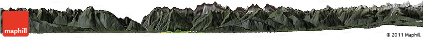Satellite Horizon Map of Feldkirch, darken, semi-desaturated