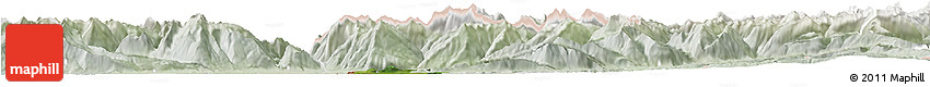 Satellite Horizon Map of Feldkirch, lighten