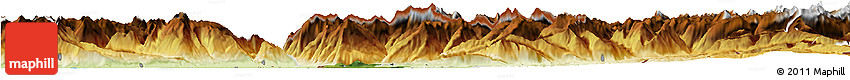 Satellite Horizon Map of Feldkirch, physical outside