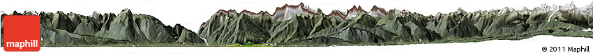 Satellite Horizon Map of Feldkirch, semi-desaturated