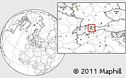Blank Location Map of Feldkirch
