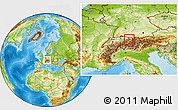 Physical Location Map of Feldkirch