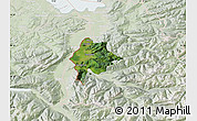 Satellite Map of Feldkirch, lighten
