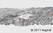 Gray Panoramic Map of Feldkirch