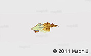 Physical Panoramic Map of Feldkirch, cropped outside