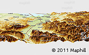 Physical Panoramic Map of Feldkirch