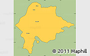 Savanna Style Simple Map of Feldkirch, cropped outside