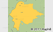 Savanna Style Simple Map of Feldkirch