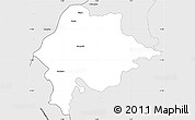 Silver Style Simple Map of Feldkirch