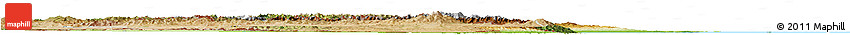 Physical Horizon Map of Azerbaydzhan Territor, satellite outside