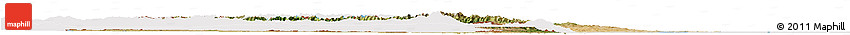 Satellite Horizon Map of Azerbaydzhan Territor, cropped outside