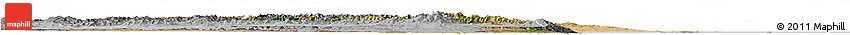 Satellite Horizon Map of Azerbaydzhan Territor, desaturated