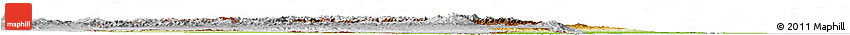 Physical Horizon Map of Azerbaijan, lighten, desaturated, land only