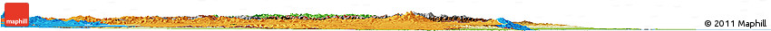 Physical Horizon Map of Azerbaijan, political outside
