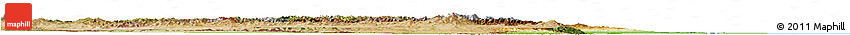 Physical Horizon Map of Azerbaijan, satellite outside