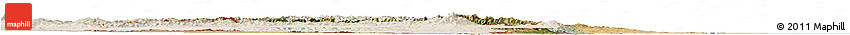 Satellite Horizon Map of Azerbaijan, lighten, land only