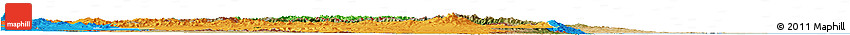 Satellite Horizon Map of Azerbaijan, political outside